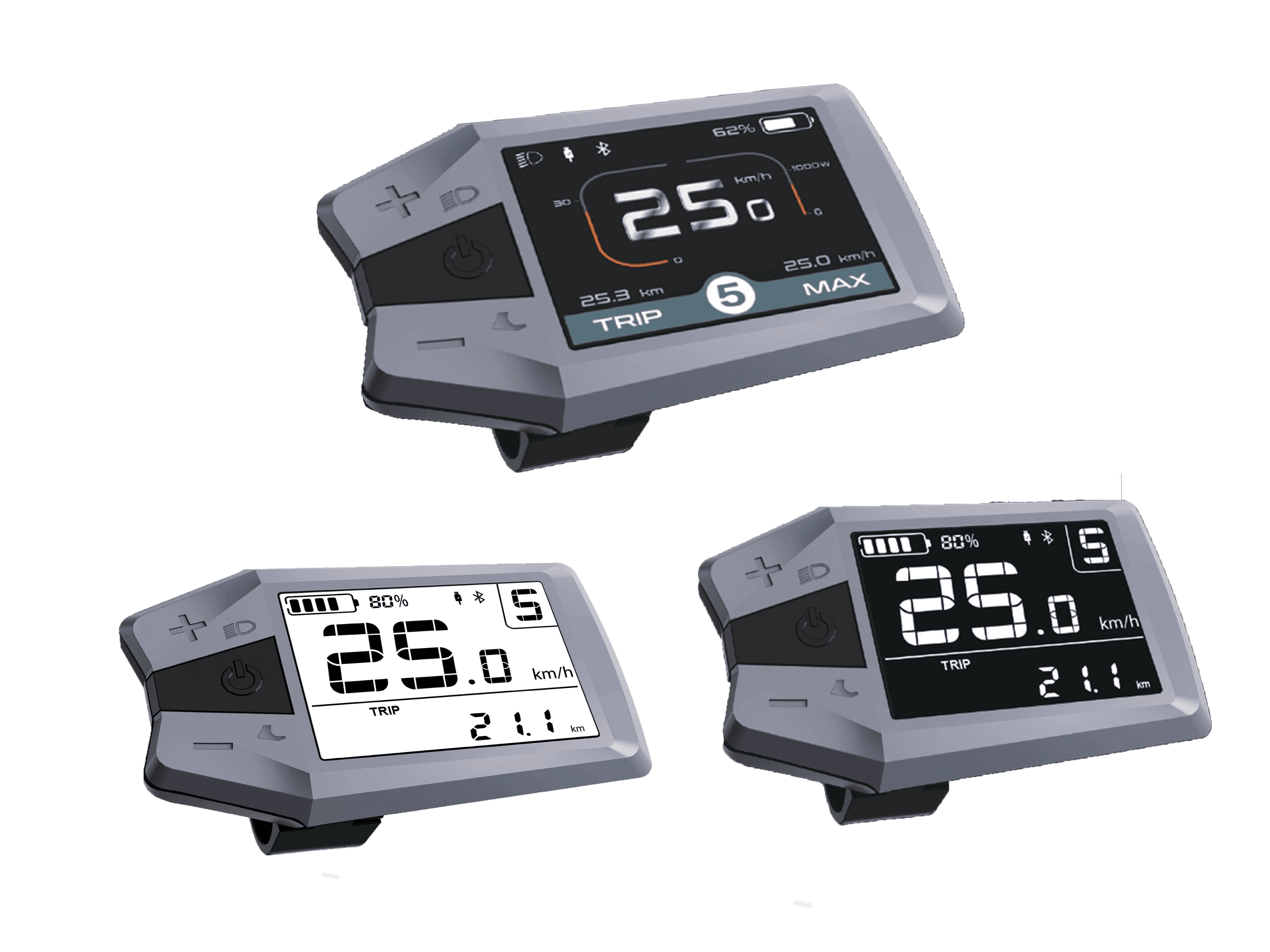 Image of feature coloured Display for electric Cycles